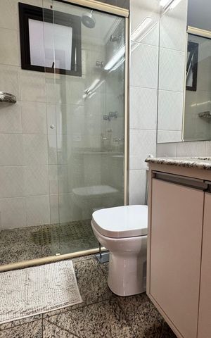 Apartamento à venda com 78m², 3 quartos e 2 vagasBanheiro 