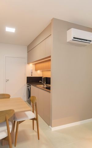 Studio à venda com 38m², 1 quarto e 1 vaga