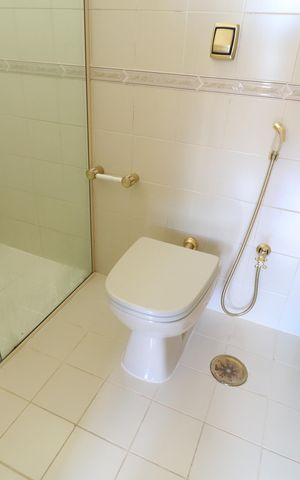 Apartamento para alugar com 40m², 1 quarto e sem vagaBanheiro da Suíte