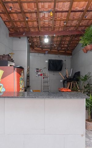 Casa à venda com 115m², 2 quartos e 3 vagasÁrea gourmet