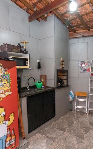 Casa à venda com 115m², 2 quartos e 3 vagasÁrea gourmet