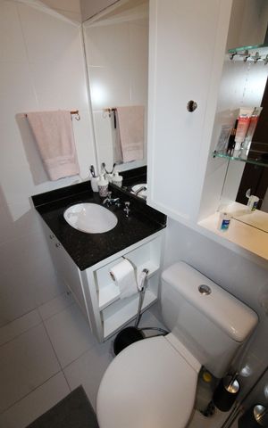 Apartamento para alugar com 86m², 2 quartos e 2 vagasBanheiro