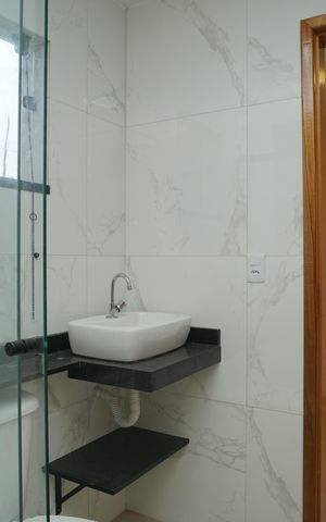 Casa de condomínio para alugar com 360m², 3 quartos e 2 vagas Casa de condomínio para alugar com 360m², 3 quartos e 2 vagasBanheiro do Quarto 3