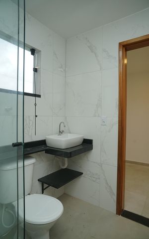 Casa de condomínio para alugar com 360m², 3 quartos e 2 vagas Casa de condomínio para alugar com 360m², 3 quartos e 2 vagasBanheiro do Quarto 3