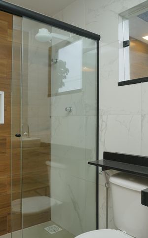 Casa de condomínio para alugar com 360m², 3 quartos e 2 vagas Casa de condomínio para alugar com 360m², 3 quartos e 2 vagasBanheiro do Quarto 3