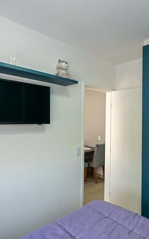 Apartamento à venda com 38m², 2 quartos e 1 vagaQuarto 1