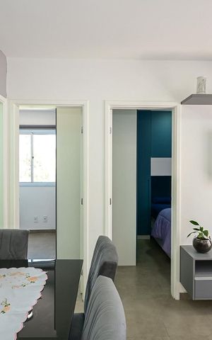 Apartamento à venda com 38m², 2 quartos e 1 vagaSala