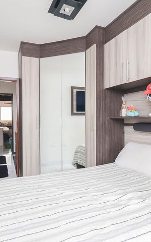 Casa à venda com 119m², 2 quartos e 2 vagasQuarto 1 - Suíte