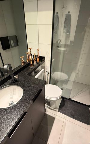 Studio à venda com 25m², 1 quarto e sem vaga Studio à venda com 25m², 1 quarto e sem vagaBanheiro