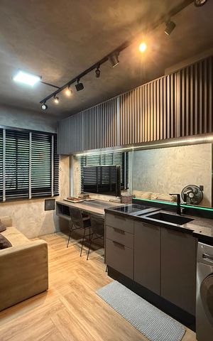 Studio à venda com 25m², 1 quarto e sem vaga Studio à venda com 25m², 1 quarto e sem vagaSala/Cozinha