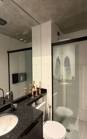 Studio à venda com 25m², 1 quarto e sem vaga Studio à venda com 25m², 1 quarto e sem vagaBanheiro