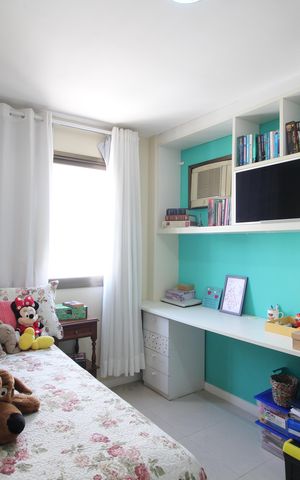Apartamento à venda com 94m², 3 quartos e 2 vagasQuarto 3