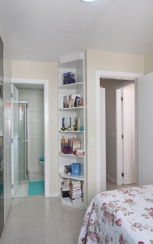 Apartamento à venda com 94m², 3 quartos e 2 vagasQuarto 3