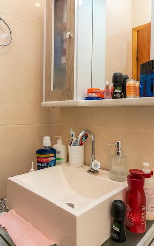 Casa de condomínio à venda com 67m², 2 quartos e 1 vagaBanheiro da Suíte 1