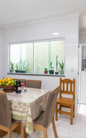 Casa de condomínio à venda com 67m², 2 quartos e 1 vagaSala de Jantar e Cozinha