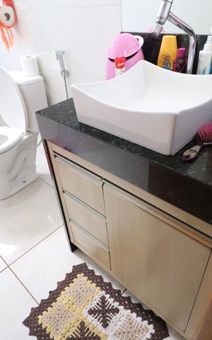 Apartamento para alugar com 55m², 2 quartos e 1 vagaBanheiro Social