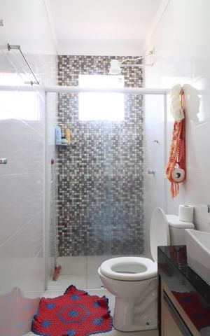 Apartamento para alugar com 55m², 2 quartos e 1 vagaBanheiro Social