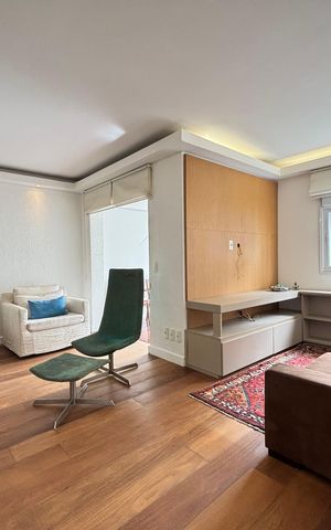 Apartamento à venda com 75m², 1 quarto e 2 vagas Apartamento à venda com 75m², 1 quarto e 2 vagasSala