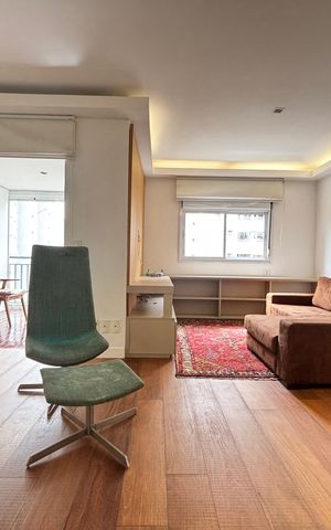 Apartamento à venda com 75m², 1 quarto e 2 vagas Apartamento à venda com 75m², 1 quarto e 2 vagasSala