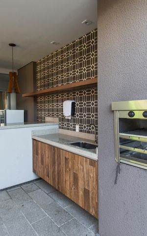 Apartamento para alugar com 68m², 2 quartos e 1 vagaÁrea gourmet