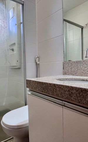 Apartamento à venda com 90m², 3 quartos e 2 vagasbanho