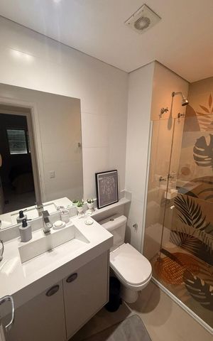 Apartamento para alugar com 69m², 2 quartos e 1 vaga Apartamento para alugar com 69m², 2 quartos e 1 vagaBanheiro