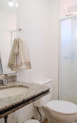 Apartamento à venda com 82m², 3 quartos e 1 vagaBanheiro da Suíte