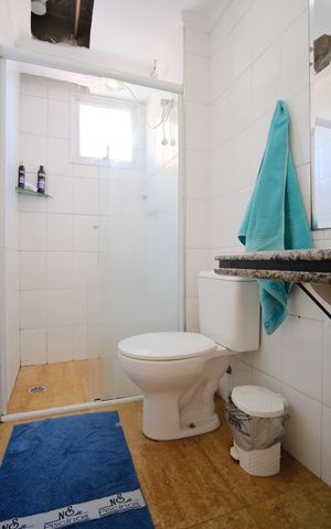 Apartamento à venda com 82m², 3 quartos e 1 vagaBanheiro Social