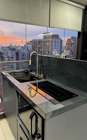 Apartamento à venda com 29m², 1 quarto e 1 vaga Apartamento à venda com 29m², 1 quarto e 1 vagaCozinha