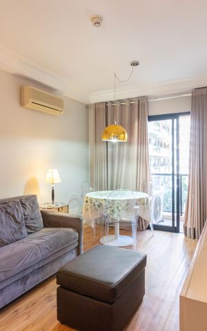 Apartamento para alugar com 46m², 1 quarto e 1 vaga Apartamento para alugar com 46m², 1 quarto e 1 vagaSala