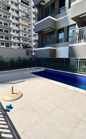 Studio para alugar com 43m², 2 quartos e sem vagaÁrea comum - Piscina