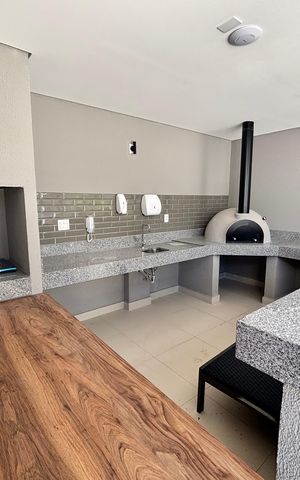 Studio para alugar com 43m², 2 quartos e sem vagaÁrea comum - Churrasqueira