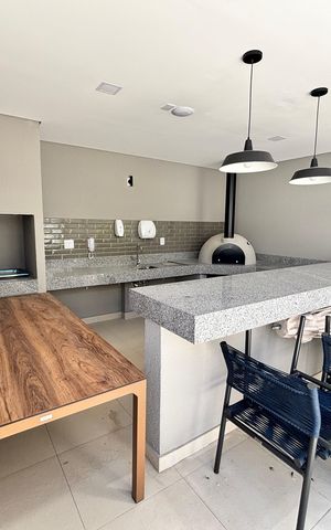 Studio para alugar com 43m², 2 quartos e sem vagaÁrea comum - Churrasqueira