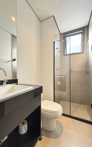 Studio à venda com 27m², 1 quarto e 1 vaga Studio à venda com 27m², 1 quarto e 1 vagaBanheiro