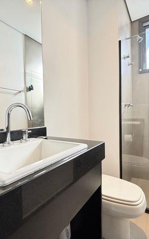 Studio à venda com 27m², 1 quarto e 1 vaga Studio à venda com 27m², 1 quarto e 1 vagaBanheiro