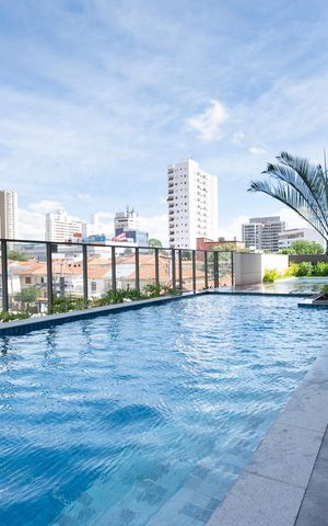 Studio para alugar com 25m², 1 quarto e sem vagaPiscina