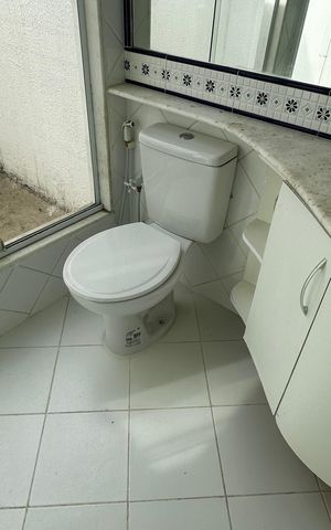 Casa de condomínio para alugar com 160m², 3 quartos e 4 vagas Casa de condomínio para alugar com 160m², 3 quartos e 4 vagasBanheiro do Quarto 3