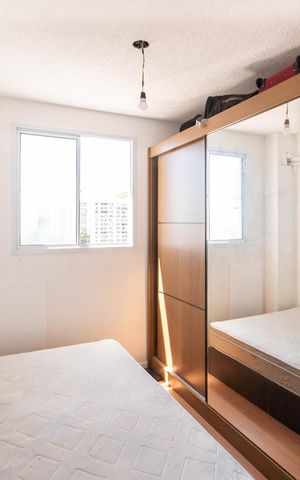 Apartamento à venda com 33m², 1 quarto e 1 vagaQuarto