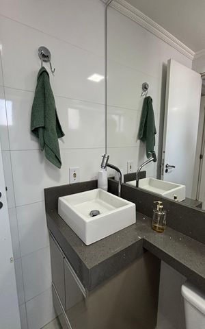 Apartamento à venda com 44m², 2 quartos e 1 vaga Apartamento à venda com 44m², 2 quartos e 1 vagaBanheiro