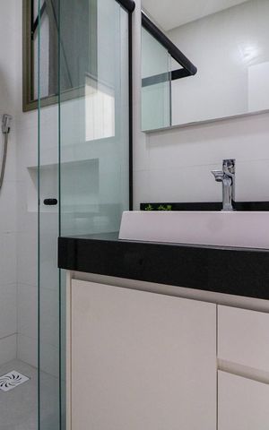 Apartamento para alugar com 74m², 2 quartos e 2 vagas Apartamento para alugar com 74m², 2 quartos e 2 vagasBanheiro