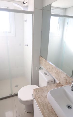 Apartamento à venda com 63m², 2 quartos e 1 vagaBanheiro social