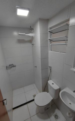Apartamento para alugar com 45m², 2 quartos e 1 vaga Apartamento para alugar com 45m², 2 quartos e 1 vagaBanheiro