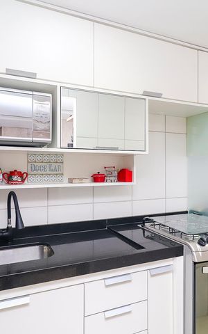 Apartamento para alugar com 44m², 2 quartos e 1 vagaCozinha e Área de Serviço
