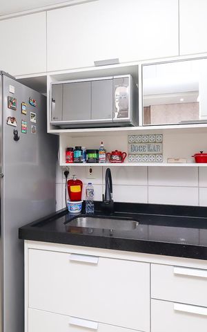 Apartamento para alugar com 44m², 2 quartos e 1 vagaCozinha e Área de Serviço