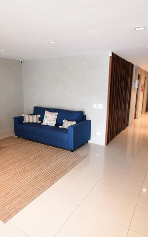 Studio para alugar com 40m², 1 quarto e 1 vagaHall social