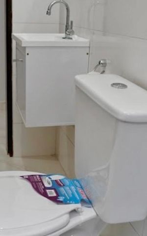 Casa para alugar com 50m², 1 quarto e sem vaga Casa para alugar com 50m², 1 quarto e sem vagaBanheiro