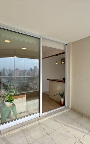 Apartamento à venda com 48m², 1 quarto e 1 vaga Apartamento à venda com 48m², 1 quarto e 1 vagaSacada