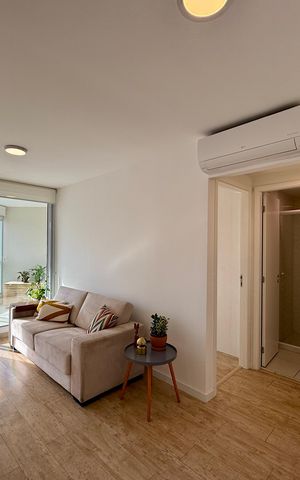 Apartamento à venda com 48m², 1 quarto e 1 vaga Apartamento à venda com 48m², 1 quarto e 1 vagaSala