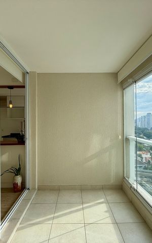 Apartamento à venda com 48m², 1 quarto e 1 vaga Apartamento à venda com 48m², 1 quarto e 1 vagaSacada