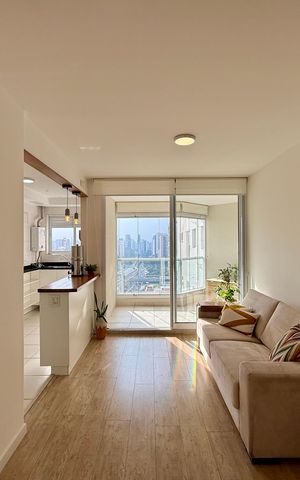 Apartamento à venda com 48m², 1 quarto e 1 vaga Apartamento à venda com 48m², 1 quarto e 1 vagaSala